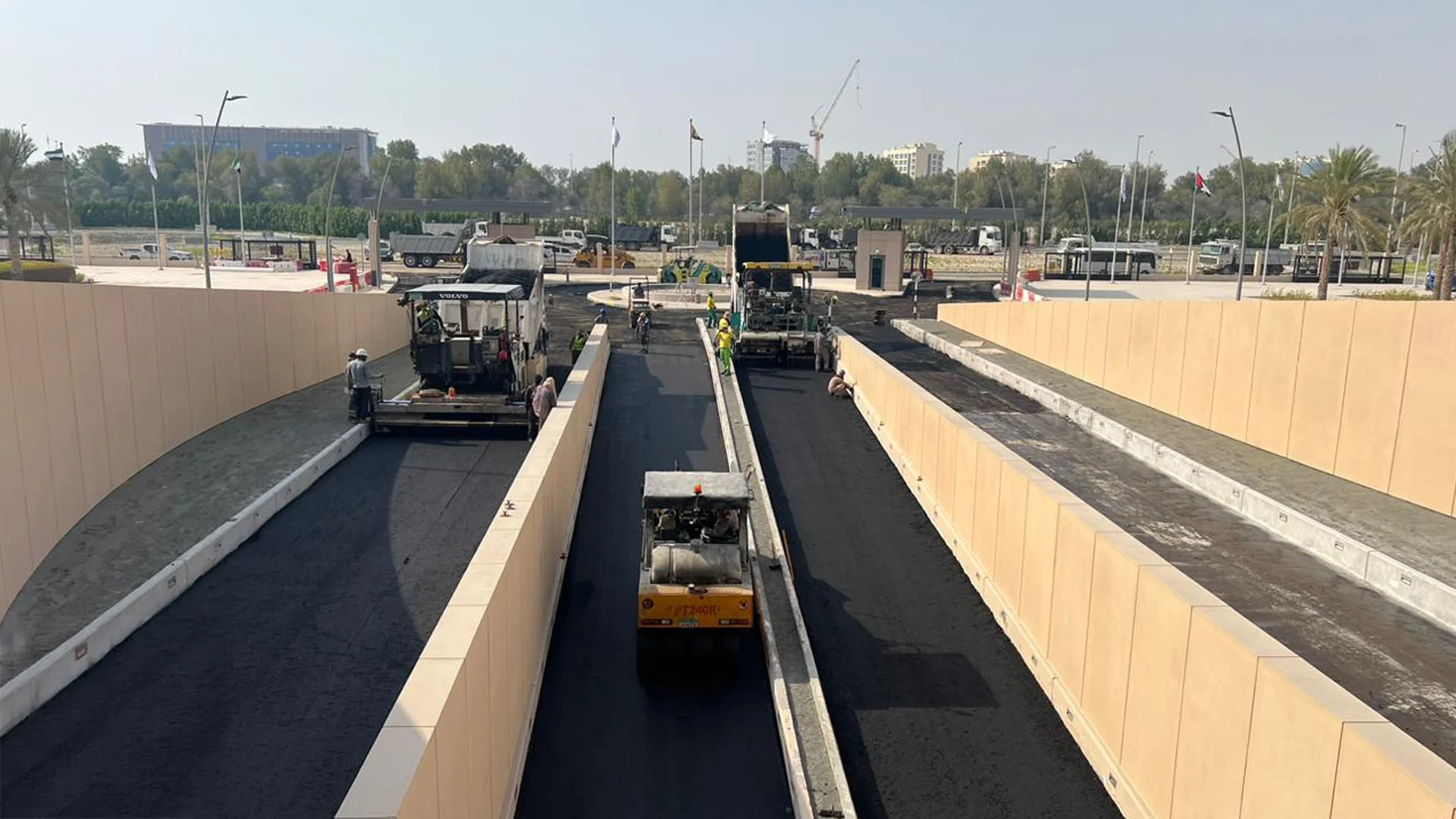 Asphalt Work for Zayed University in Abu Dhabi