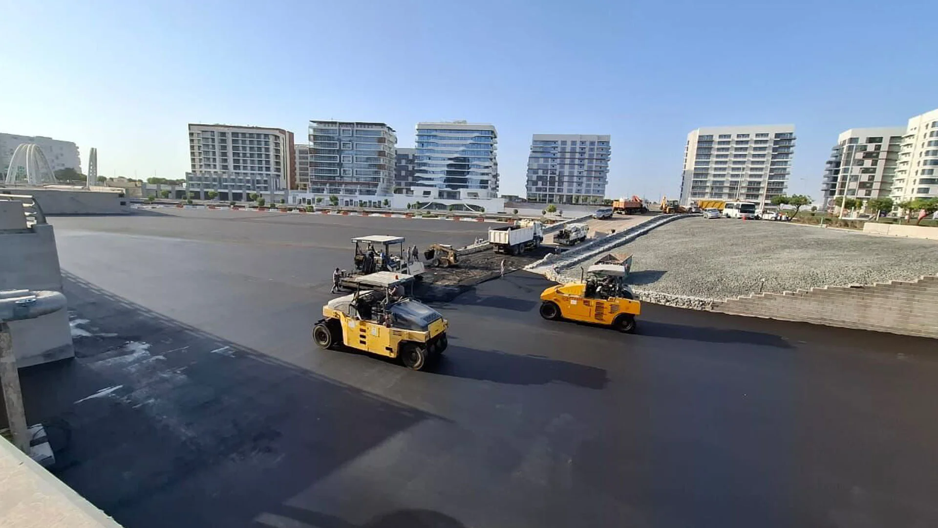 Proposed Car Parking Area and Ramp in Al Raha Beach