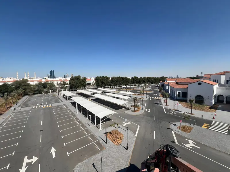 Municipal infrastructure and urban road development project delivered by Osool AlRoyah General Contracting in the UAE